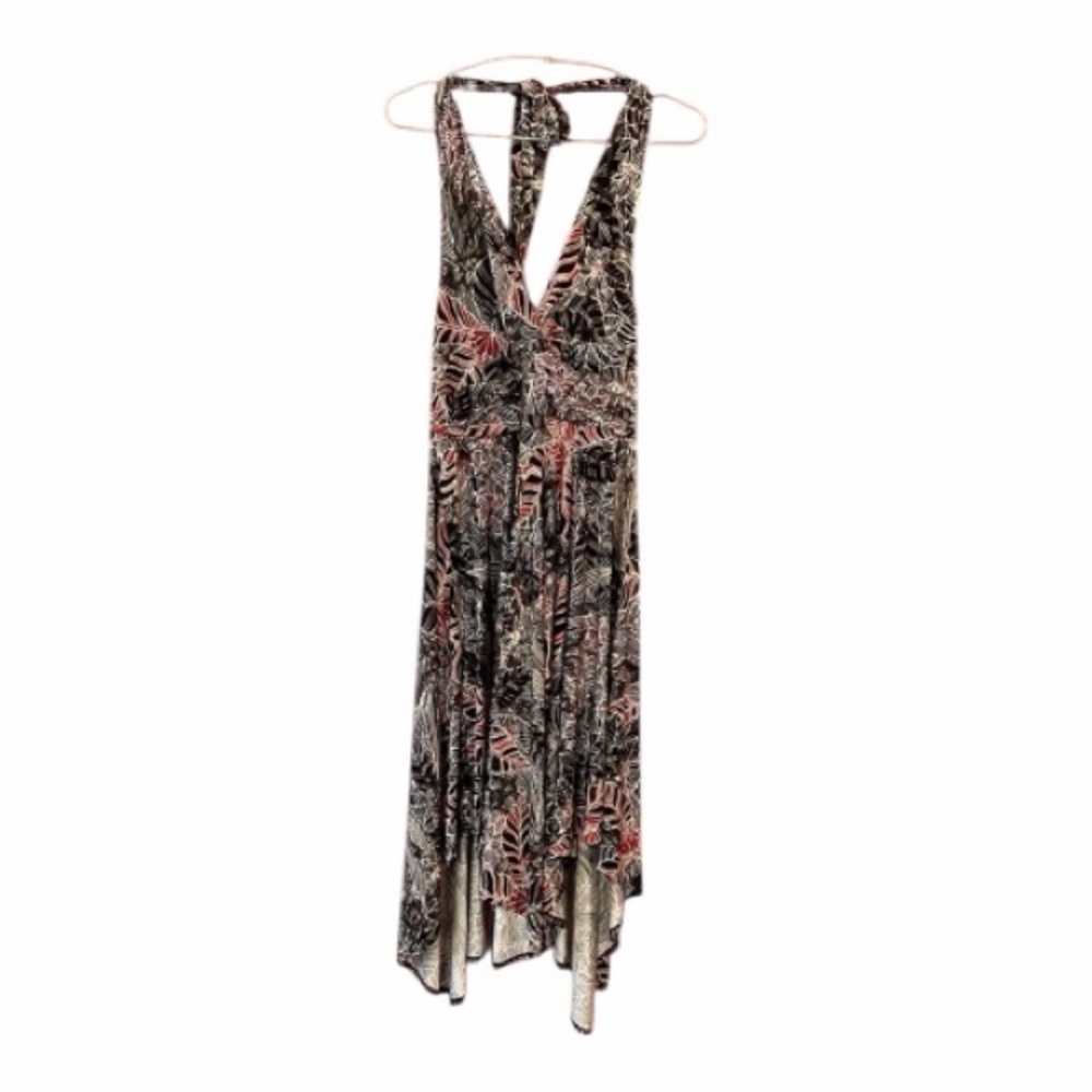 Soma Black White, Red Halter Sundress Size XL